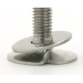 High hardness stainless steel full thread connector bolt and nuts fasteners